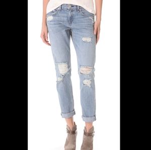 rag & bone Light Blue Boyfriend Jeans